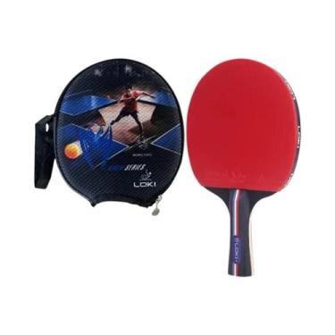 Imagem de Raquete De Tênis De Mesa LOKI Série X Para Iniciantes - Raquete Recrea