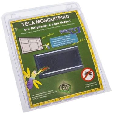 Imagem de Tela Mosquiteiro Preta Com 1,25 X 1,05 Metros - - Victoria Reggia - OU