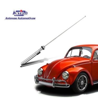 Imagem de Haste Antena Telescópica 4 Estágios Cromada Carro Universal - ANTICO