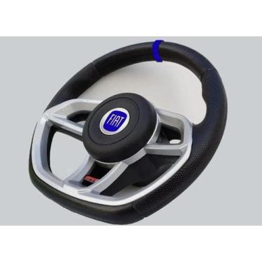 Imagem de Volante Esportivo Gti Prata Strada 1996 A 2013 Completo - Fiat