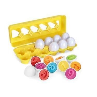 Imagem de Reconhecimento educacional de cores e números da Toy Matching Eggs