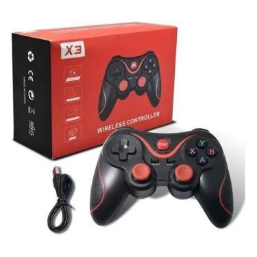 Imagem de Controle Gamepad Bluetooth RoHS X3 Android iOS PC Preto Sem - Congratu