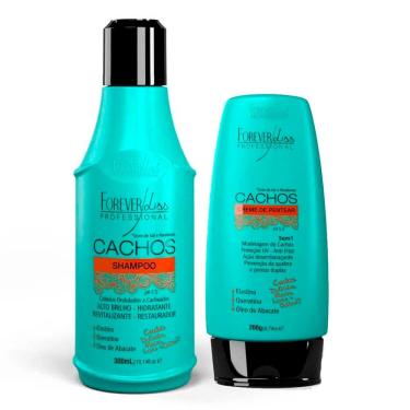 Imagem de Kit Cachos Shampoo e Creme de Pentear Forever Liss