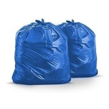 Imagem de Saco para Lixo 100 Litros Azul Comum Pacote com 100 Unidades para Uso Geral Higipack