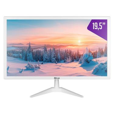 Imagem de Monitor LED SM1955MSYW 19,5" HD Painel Plano 60-75HZ HDMI VGA VESA 75x75 Branco