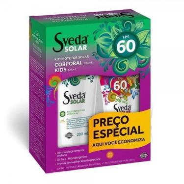 Imagem de Protetor Solar Corporal e Kids Sveda FPS60 200ml+125ml