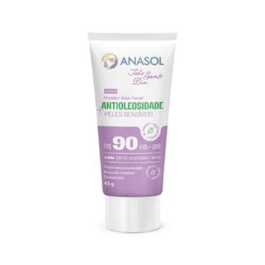 Imagem de Protetor Solar Facial Antioleosidade Peles Sensíveis FPS 90 Anasol Tod