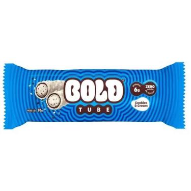 Imagem de Barra de Proteina Tube - 1 Unidade 40g Cookies e Cream - Bold