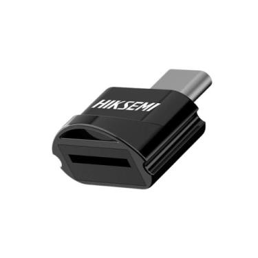 Imagem de Leitor De Cartão Micro SD Hiksemi CR01 Mini USB-C 3.2 5Gpbs Preto - HS