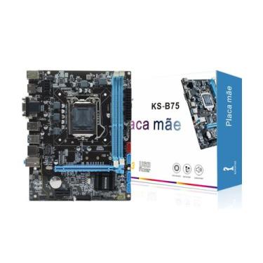 Imagem de Placa Mãe Kingster PCI Express Chipset Intel LGA 1155 Socket I3/I5/I7 