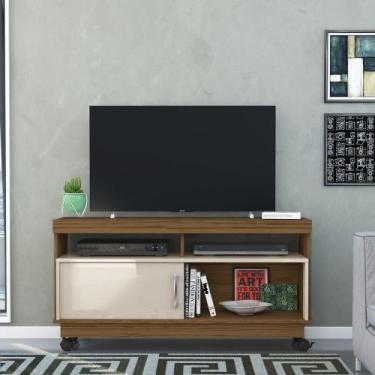 Imagem de Rack Artur Naturale/Off White - VRK COMERCIO ON-LINE - MADETEC MOVEIS 