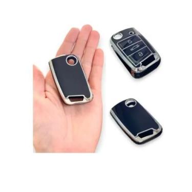 Imagem de Capa Case Para Chave Vw Tpu Nivus Jetta Taos Polo - Case VW  Ruultz, P