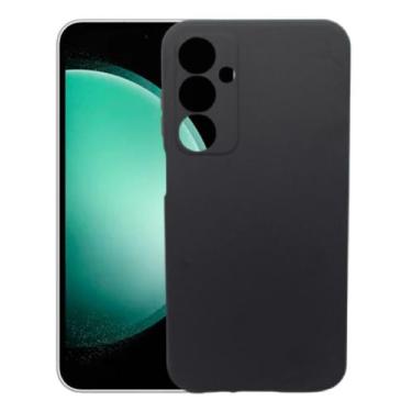 Imagem de Capa Capinha Preta Aveludada Para Galaxy S23 FE Silicone - Mustangshop