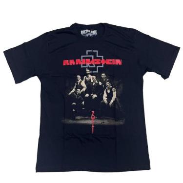 Imagem de Camiseta Rammstein Blusa Adulto e Plus Size Unissex Banda de Rock Mr37