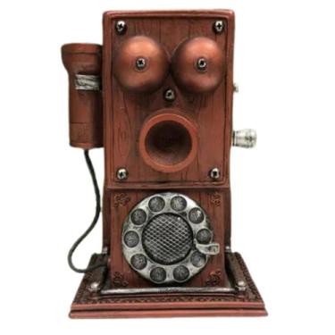 Imagem de Cofre Resina Telefone Discagem Vintage Retro - 5890381025229 - Lex