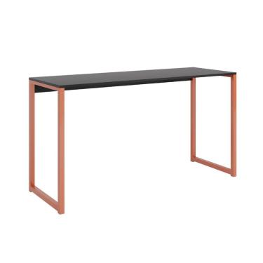 Imagem de Mesa Escrivaninha Industrial Desk 90 Color Quarto Escritório Preto Cobre