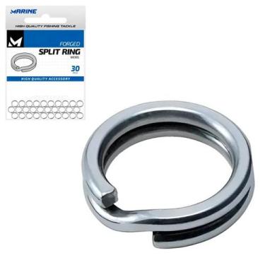 Imagem de Argola Split Ring Marine Sports Forged Nickel 08 (30un)