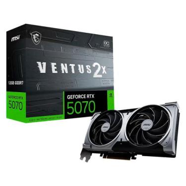 Imagem de Placa de Vídeo MSI Ventus 2X OC NVIDIA GeForce RTX 5070 12GB GDDR7 - 9