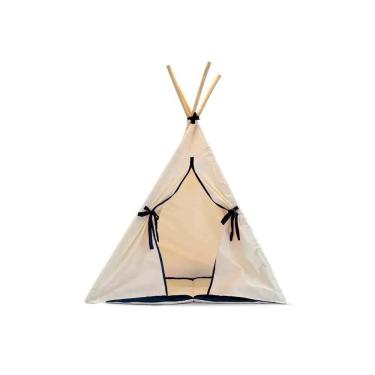 Imagem de Cabana Infantil de Algodão Nash com Design Exclusivo para Crianças Preto Brics