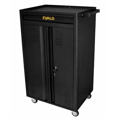 Imagem de Rack Fechado para Computador EVNR-2 com 1 Gaveta em Aço Carbono 110cm EVALD