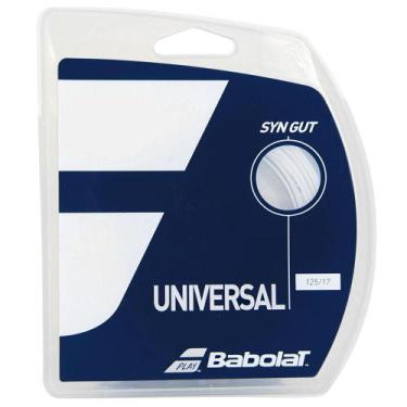 Imagem de Corda Babolat Synthetic Gut Universal 17L 1.25mm Branca - Set Individu