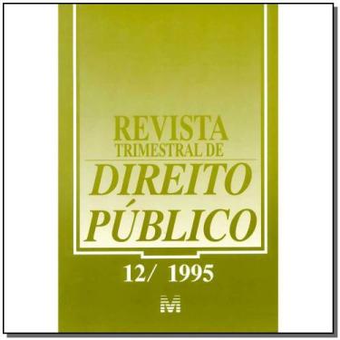 Imagem de Revista trimestral de direito publico ed. 12 - MALHEIROS EDITORES, 3