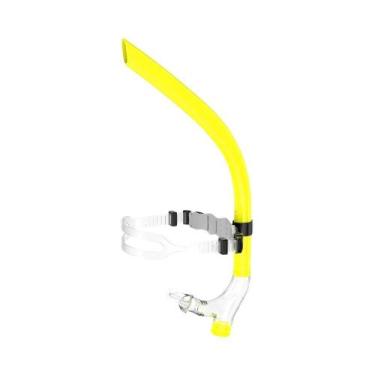 Imagem de Snorkel Frontal Com Válvula De Purga Unidirecional Para Natação Em Pis