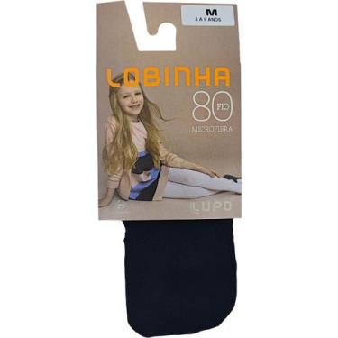 Imagem de Meia Calça Infantil Menina Fio 80 Microfibra Casual Dia a Dia Passeio 