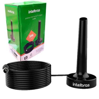 Imagem de Antena Interna para TV Digital Intelbras AI 2031 5 Metros HDTV 4 em 1 