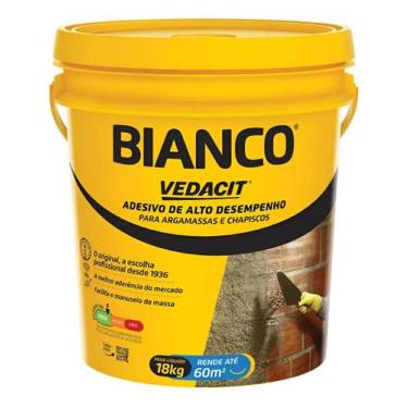 Imagem de Massa Corrida Bianco Otto 18kg Balde para Parede e Teto Interior - Ved