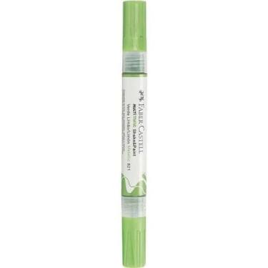 Imagem de Marcador Multimark Shake &amp Paint Metallic Verde Limão Faber Castell