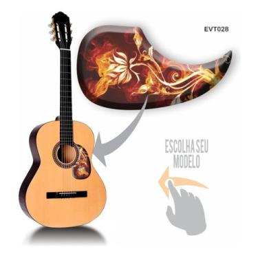Imagem de Escudo De Violão Personalizado Resinado Relevo Evt017 - Resitank, EVT0