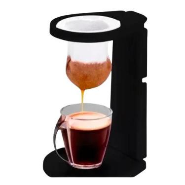 Imagem de Cafeteira Manual Portátil com Suporte Coador Pano Individual - Keita