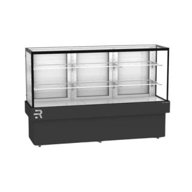 Imagem de Vitrine Natural Seca Tampo em Vidro 180CM Refrimate 220V Preto CVPS 18