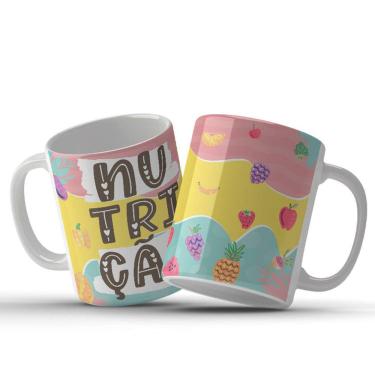 Imagem de Caneca Cerâmica Color Profissão Nutrição