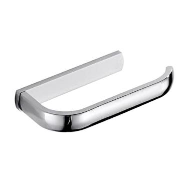 Imagem de Prateleira de toalha de banheiro quadrada cromada, suporte de papel, gancho de pano, conjunto de acessórios de banheiro, suporte de papel higiênico