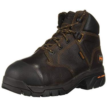 Imagem de Bota de trabalho masculina Timberland Pro Helix Met Guard, Marrom, 7 Wide