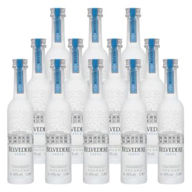 Imagem de Miniatura Vodka Belvedere 50ml 12 Unidades Sabor:Neutro