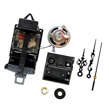 Imagem de de relógio de pêndulo, por, com ponteiros pretos, com música, acessórios de relógio DIY, kit de relógio