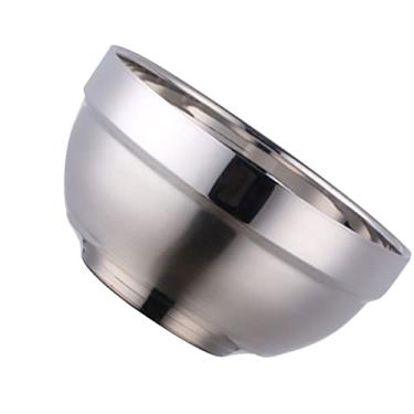 Imagem de Ramen Tigela De Aço Inoxidável Tigela Grande Tigela De Parede Dupla Lanche De Aço Tigela Antiderrapante Tigela Anti-queda Tigelas Redondas Asiático Criança Pequena Entradas Doce