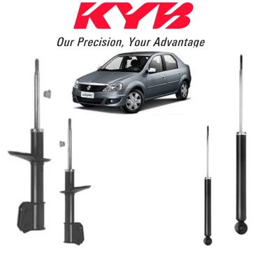 Imagem de 4 Amortecedor LD/LE Dianteiro+Traseiro Renault Logan 1.0/1.6 2011 2012