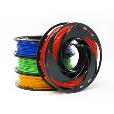 Imagem de Filamento PLA Gizmo Dorks para impressoras 3D 3 mm (2,85 mm) 200 g, pacote com 4 cores - azul, verde, laranja, vermelho