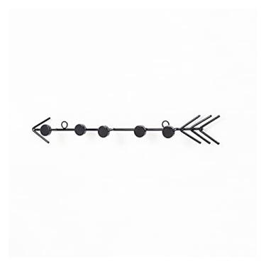 Imagem de KIZQYN Ganchos de casaco simples criativo metal decorativo gancho nórdico decoração de parede de casa quarto varanda banheiro prático porta de pendurar na parede gancho traseiro rack de casaco montado na parede (cor: latão)