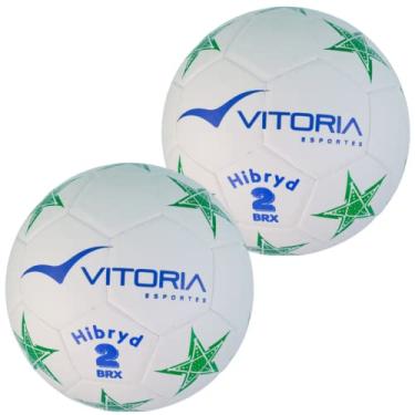 Imagem de Kit 2 Bolas Futebol Nº 2 Sub 11 Hibryd Campo E Society