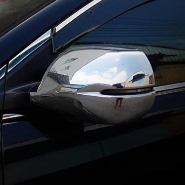Imagem de KJWPYNF Para Honda CRV CR-V 2012-2015, capa do espelho retrovisor lateral da porta dianteira do carro estilo cromado ABS Auto Trim adesivo moldagem