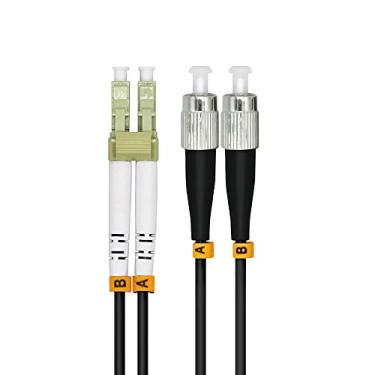 Imagem de Cabo de Fibra Óptica Duplex 50/125 da Jeirdus 300M LC para FC 10G OM3, Multimodo 300 metros LC-FC