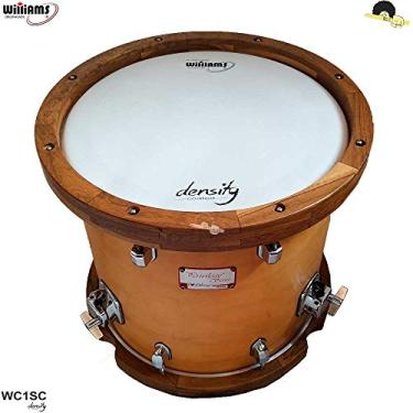 Imagem de Pele para Surdo/Bumbo - Williams WC1SC Filme simples coated c/anel abafador 16"