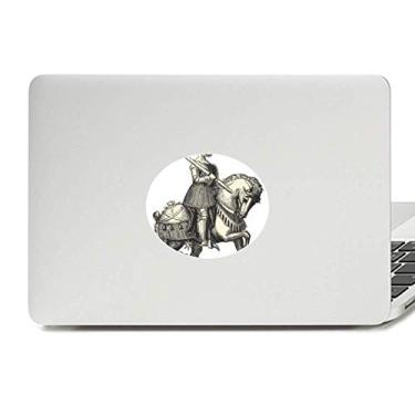 Imagem de Adesivo de notebook com emblema de vinil medievais Cavaleiros da Europa