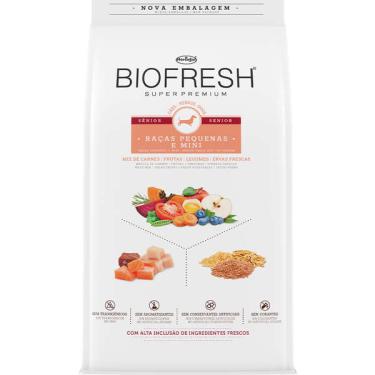 Imagem de Ração Seca Biofresh Mix de Carne, Frutas, Legumes e Ervas Frescas Cães Sênior de Raças Pequenas e Minis - 10,1 Kg