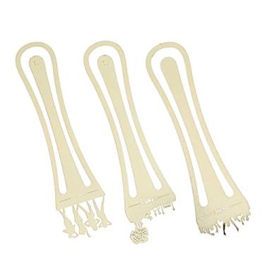 Imagem de Marcador de página de metal, marcador de livro de metal atencioso pequeno e leve para projetos de processamento "faça você mesmo" de marcadores de livro, presentes de casamento, lembranças e presentes de negócios.